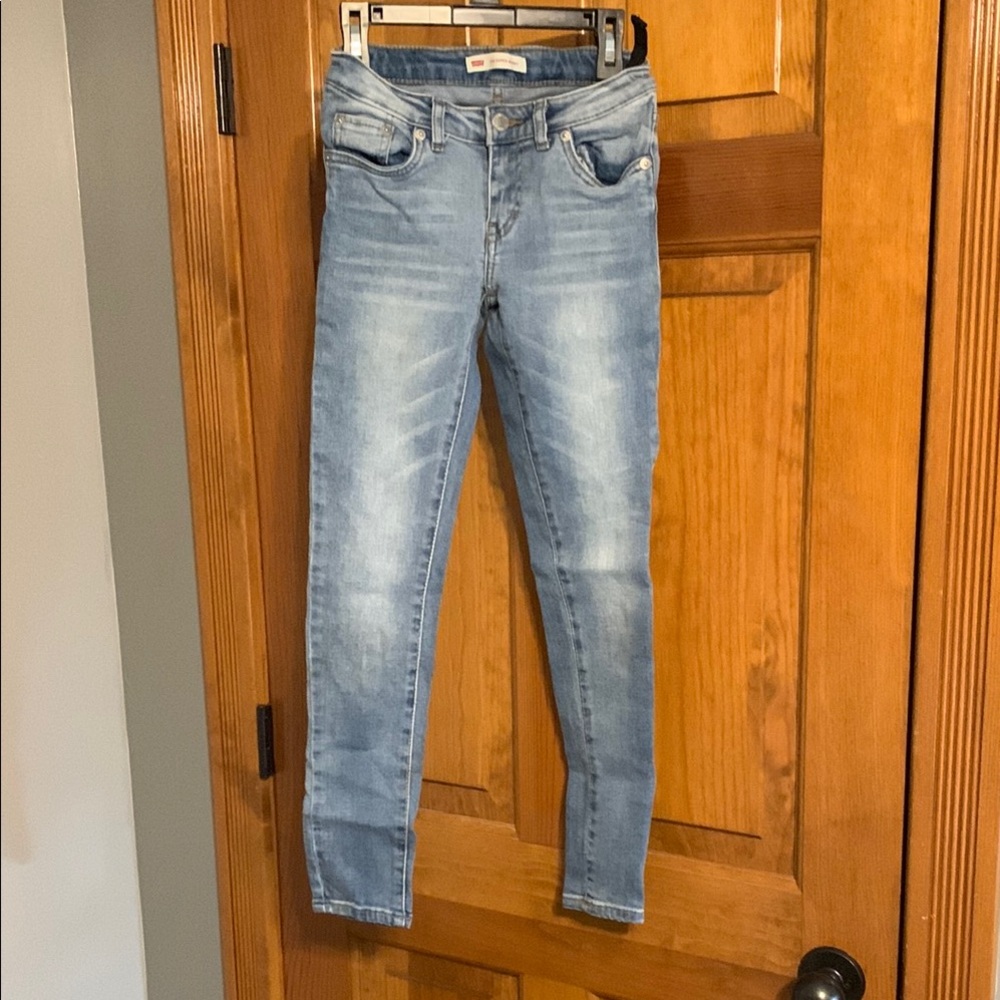 Levi's Blue Casual Super Skinny Fit Denim